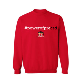 Buy red CEEP - #powerofprecsd Crewneck Sweater