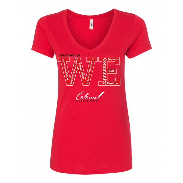 WE - Ladies Fit V-Neck by Next Level