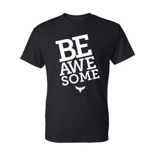 Buy black BE Awesome T-Shirt