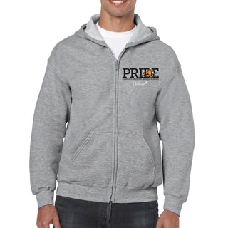 Buy sport-grey GB Pride -  Full Zipper Hoodie