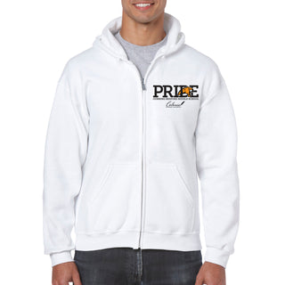 Buy white GB Pride -  Full Zipper Hoodie