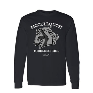 Buy black McCullough Middle School - Heavy Cotton Long Sleeve