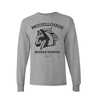 Buy sport-grey McCullough Middle School - Heavy Cotton Long Sleeve