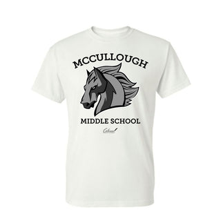 Buy white McCullough Middle School - Softstyle Tee