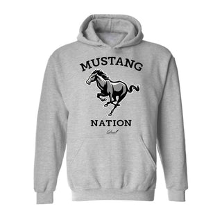 Buy sport-grey Mustang Nation - Heavy Blend Hoodie