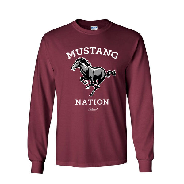 Mustang Nation - Heavy Cotton Long Sleeve