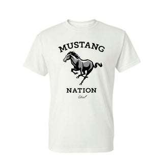 Buy white Mustang Nation - Softstyle Tee