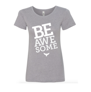 Buy sport-grey BE Awesome Ladies Fit T-Shirt