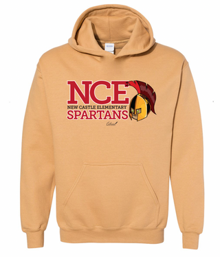 Buy old-gold NCE Spartans Hoodie