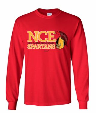 Buy red NCE Spartans Long Sleeve