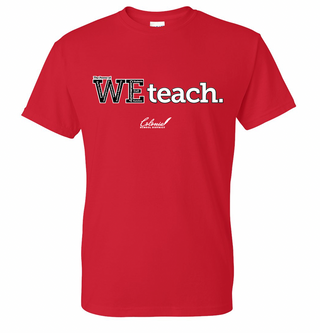 Buy red WE Teach T-Shirt