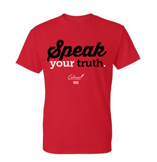 Buy red Speak Your Truth T-Shirt