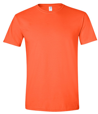 Buy orange SoftStyle Gildan 100% Cotton